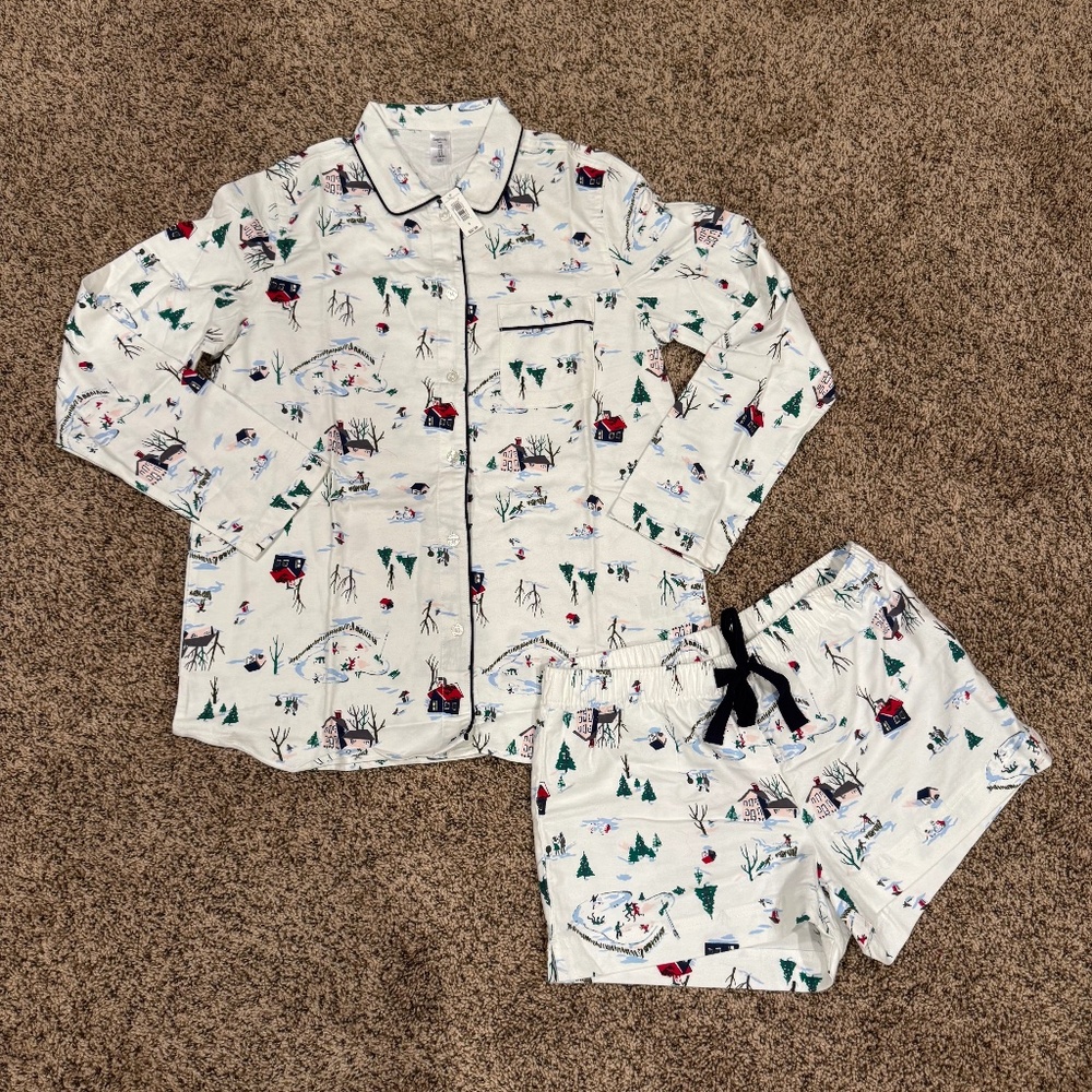 Women’s Gap Body Pajama Set~Winter Theme~Size Small~New